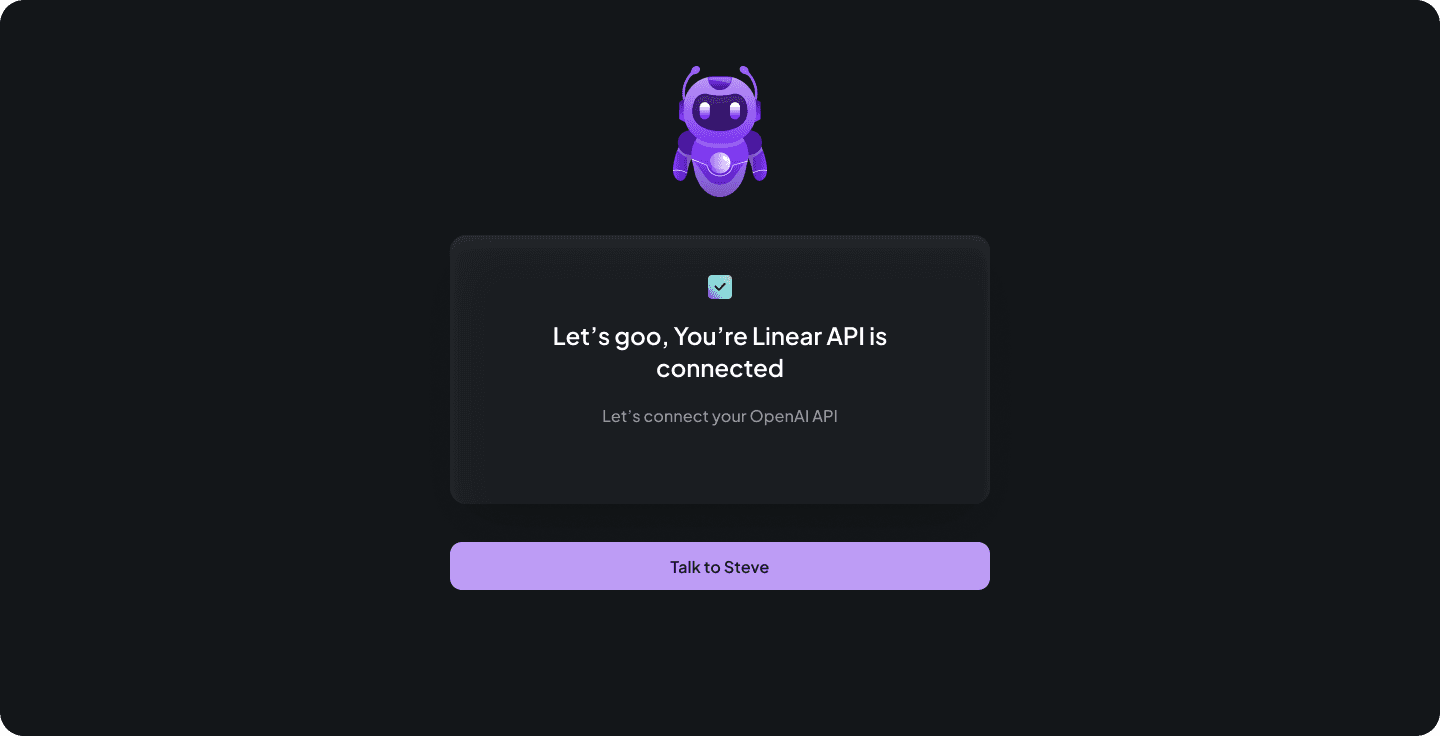 Steve AI: An AI power product management tool for linear.app users screenshot 2