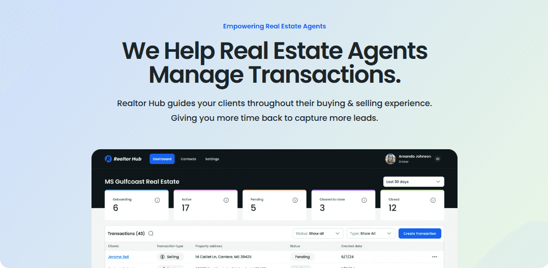 Realtor Hub preview